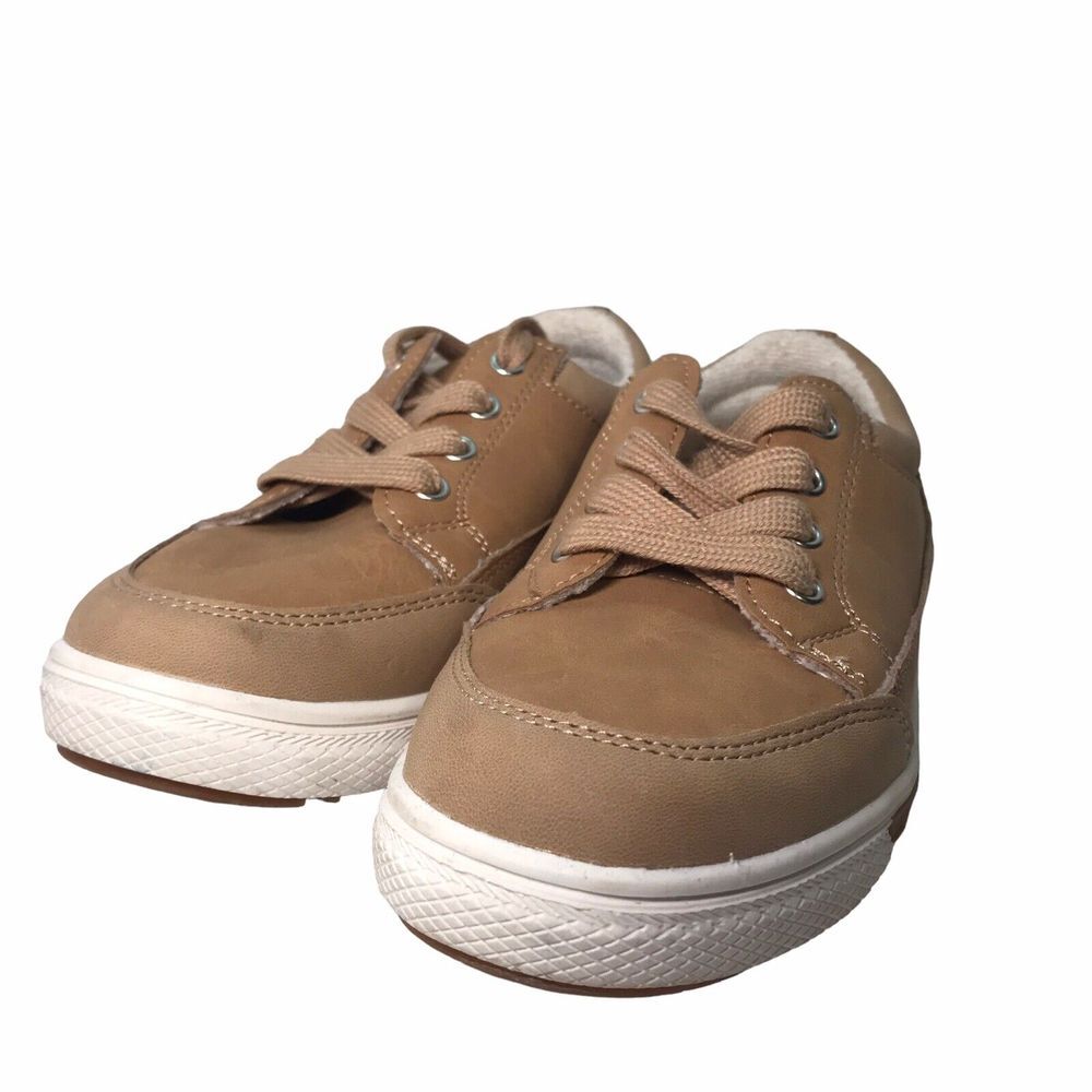 Steve Madden Tennis Shoes Child's‎ 13 sneaker Brown soft leather lace up Casual
